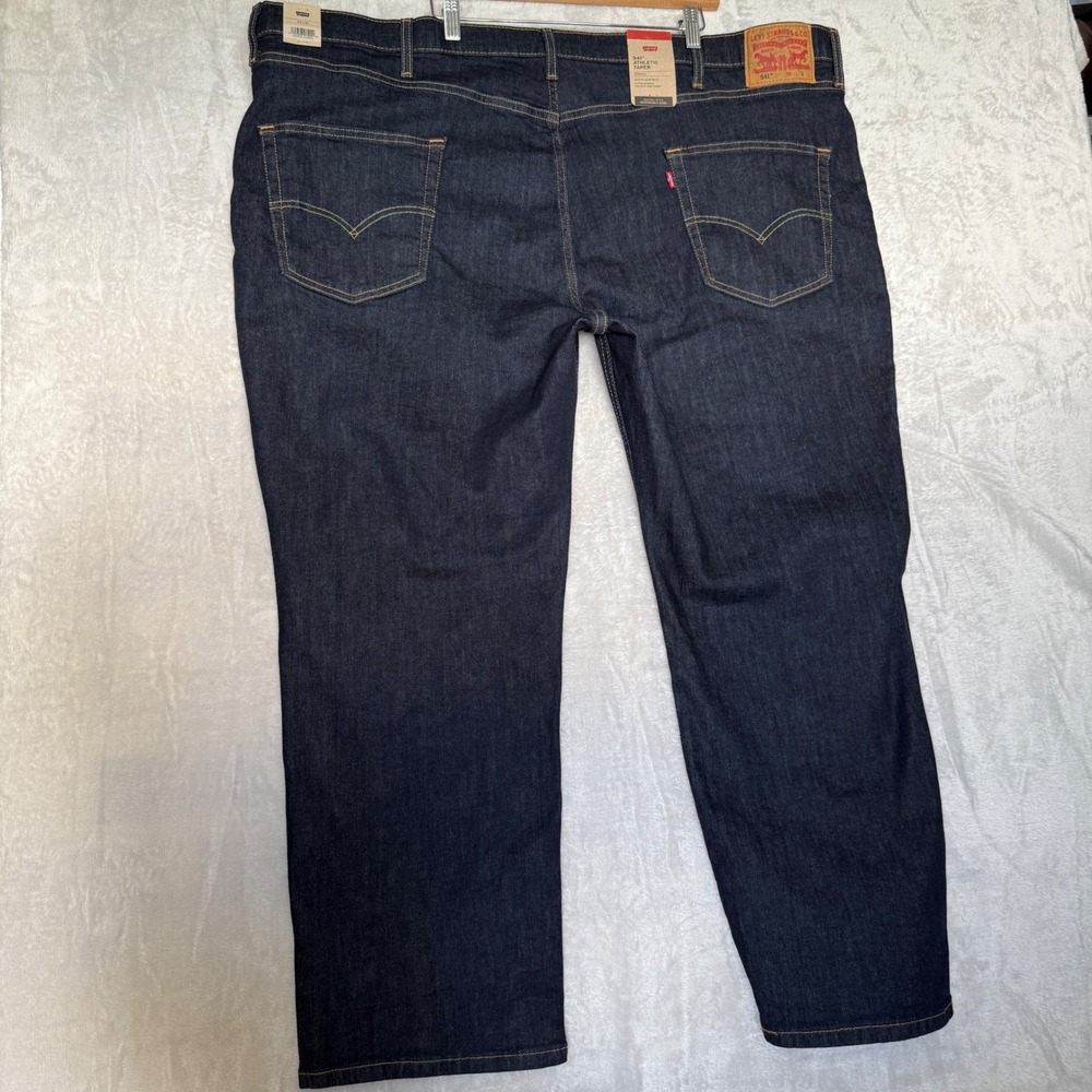 Levi's 541 Athletic Taper Jeans Men's 50x30 Big & Tall Dark Wash Denim NWT